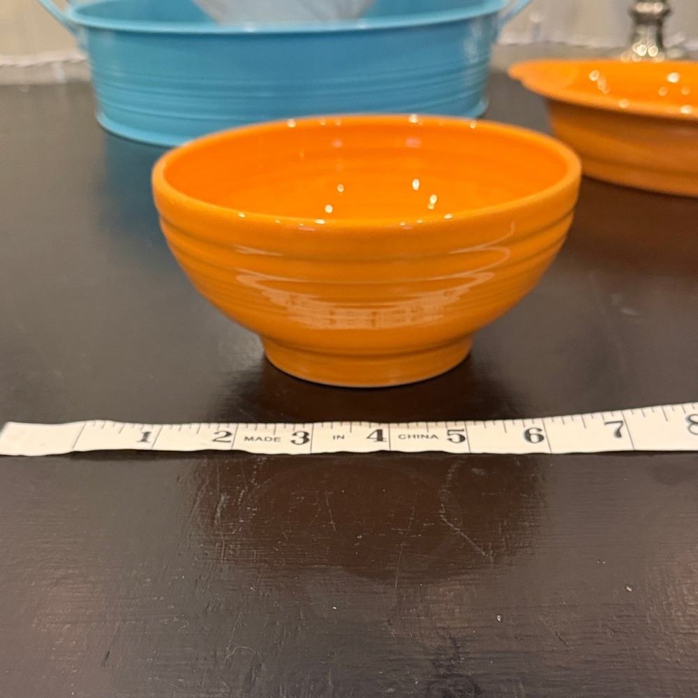 Fiesta® Ware Poppy Orange Cereal Bowl – NEW – Homer Laughlin USA – Lead Free